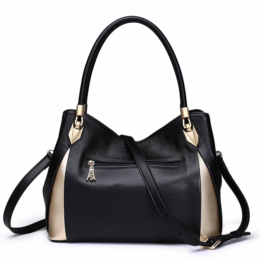 Foxer Recty Women Genuine Leather Shoulder Bag 3 colors