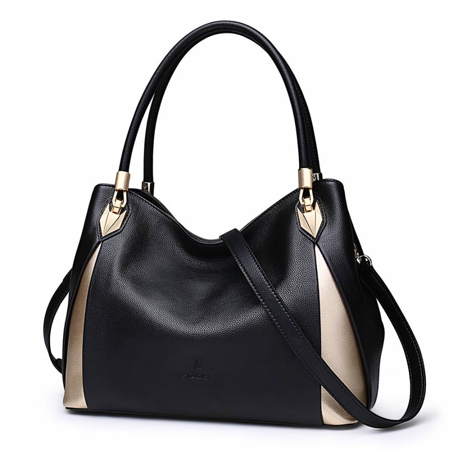 Foxer Recty Women Genuine Leather Shoulder Bag 3 colors