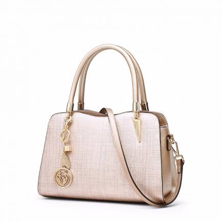 FOXER Shoty Women Handbag Split Leather Light Pink