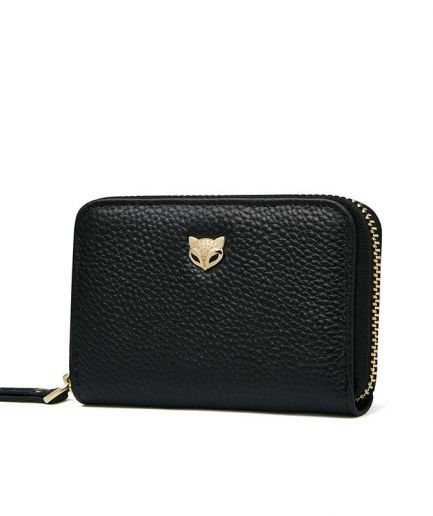 Foxer Shorty Women Leather Coin Purse
