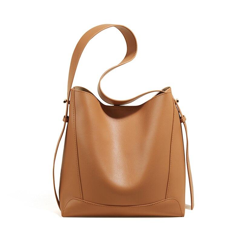 Foxer Women Retro Leather Shoulder Bag