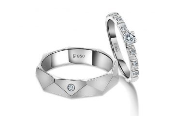 platinum diamond couple rings