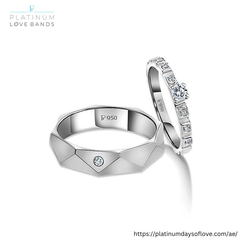 platinum diamond couple rings