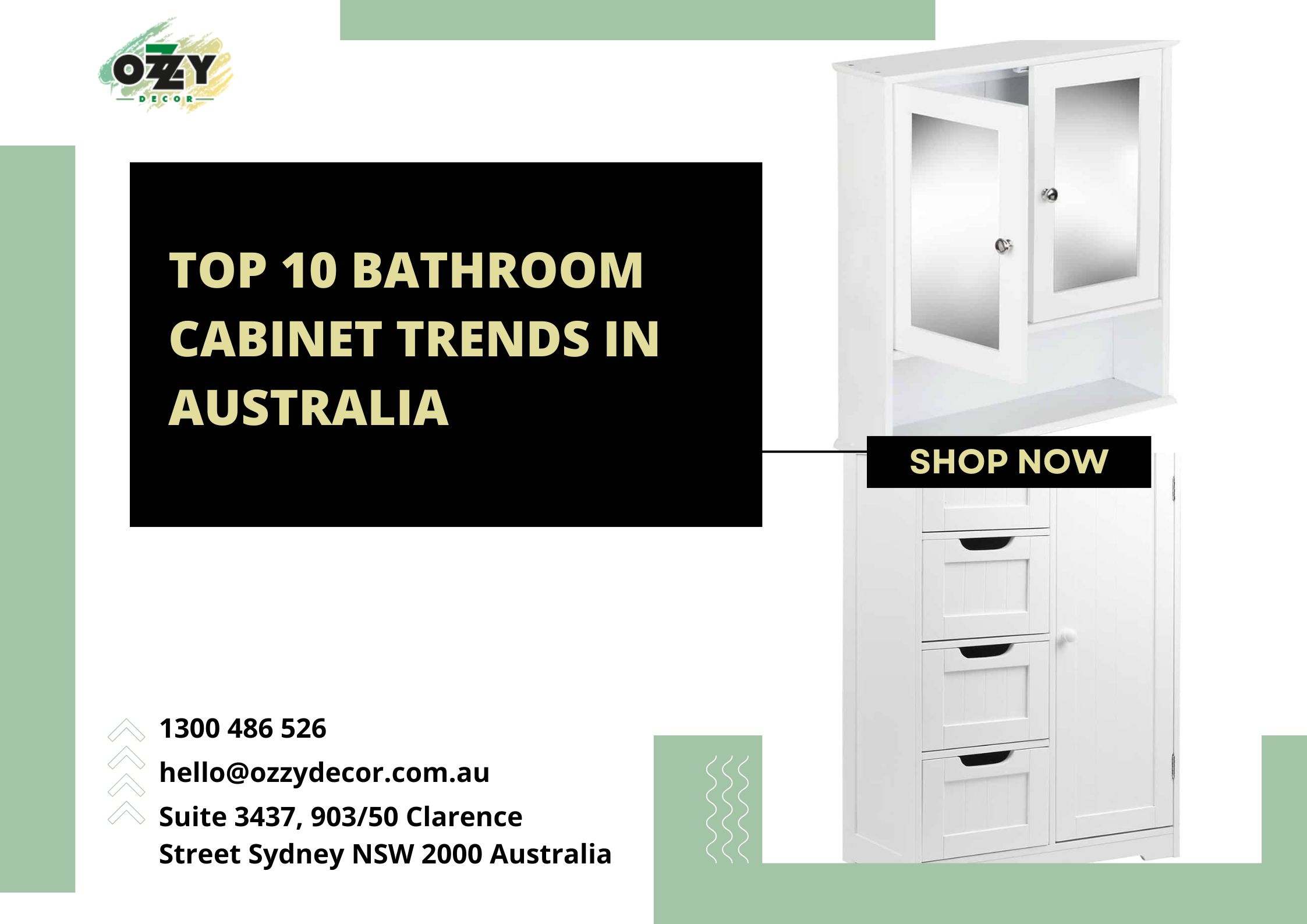 bathroom cabinets