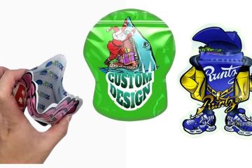 custom shaped die cut bags