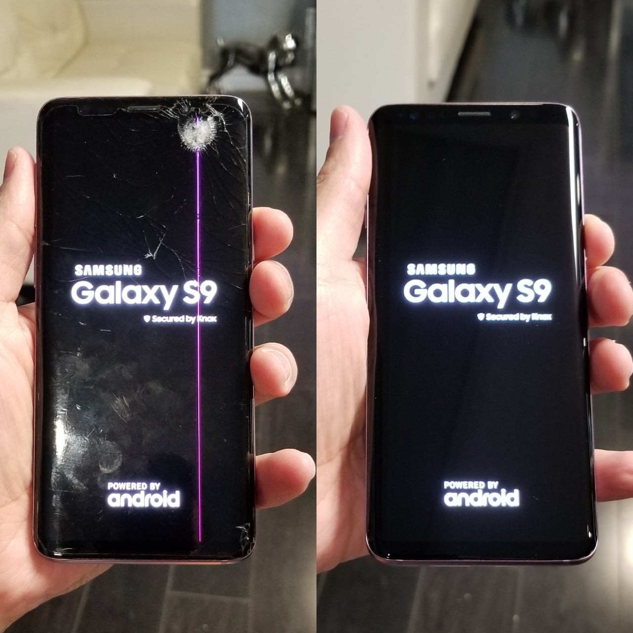 Samsung cracked screen LCD repair