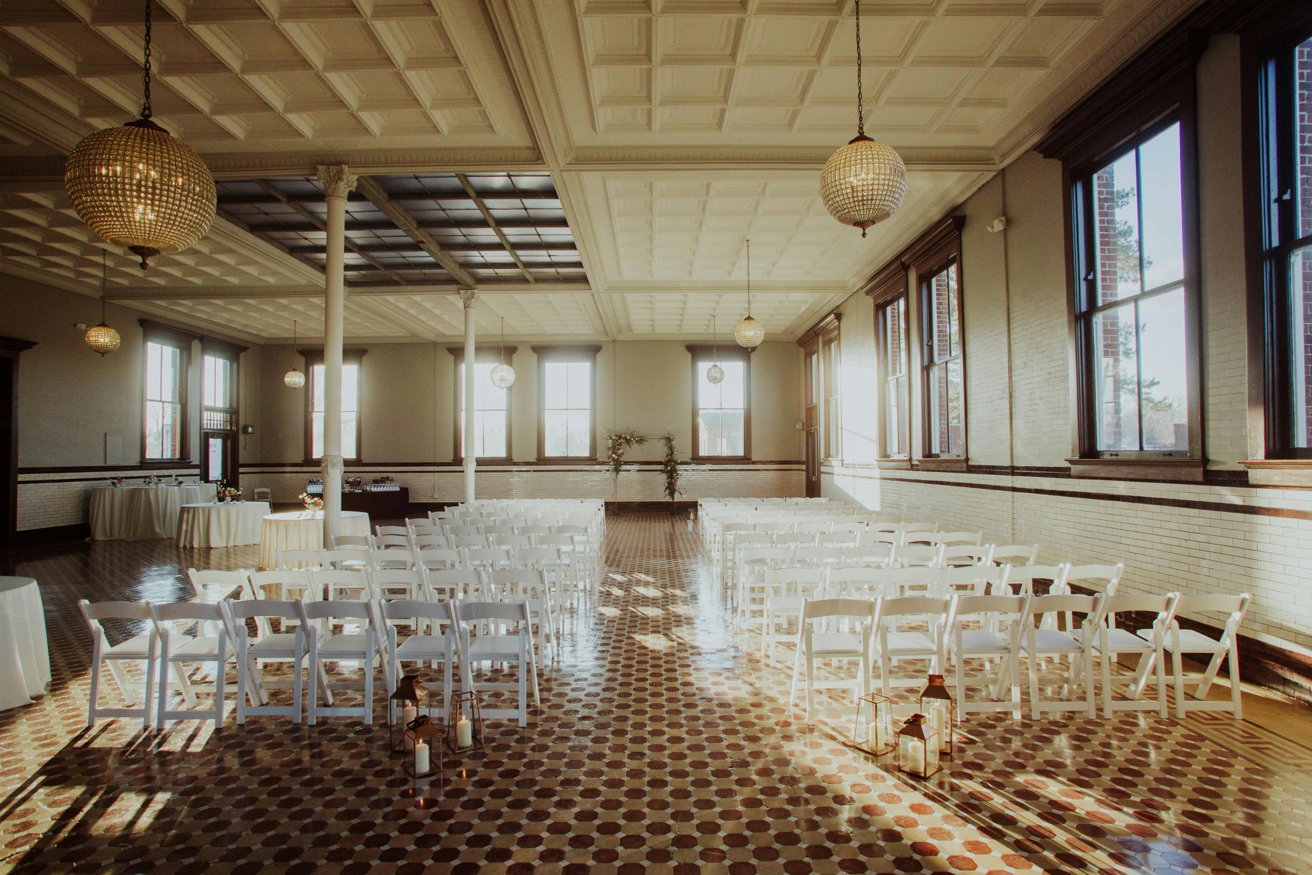 Beautifully decorated banquet hall at Flemington weddings venue in NJ, perfect for elegant wedding celebrations