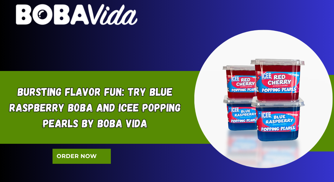 blue raspberry boba