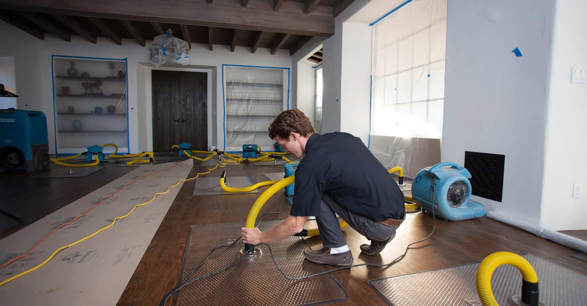 water damage cleanup