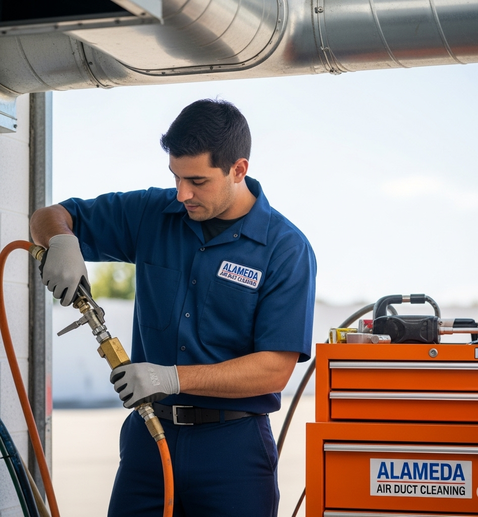 Negative Pressure Air Duct Cleaning