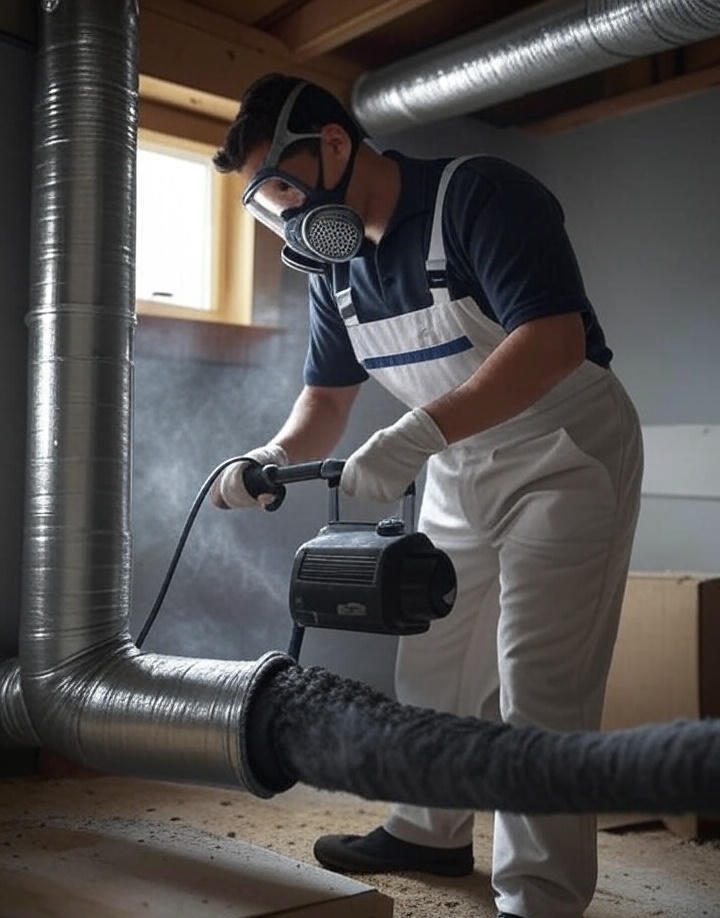 Negative Pressure Air Duct Cleaning