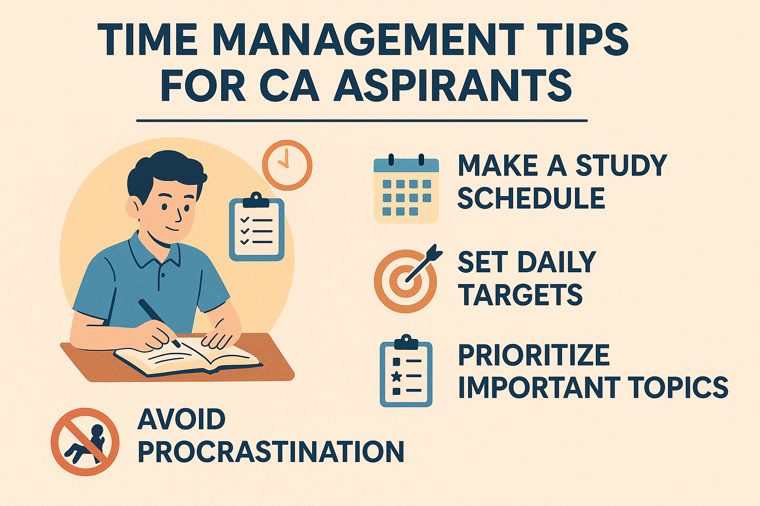 Time Management Tips for CA Aspirants