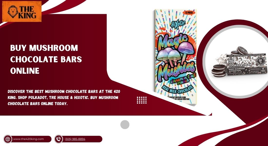 Buy Mushroom Chocolate Bars Online