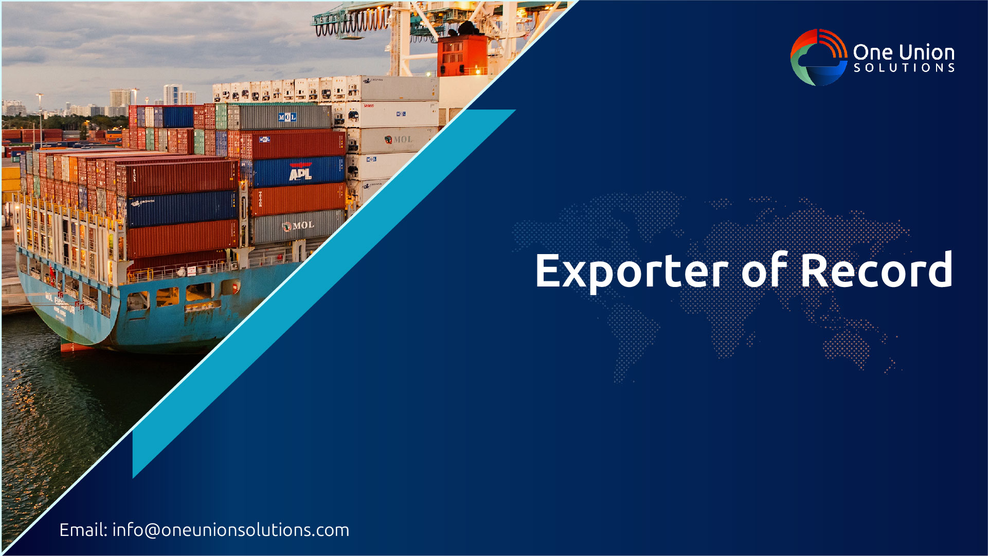 Exporter of record services