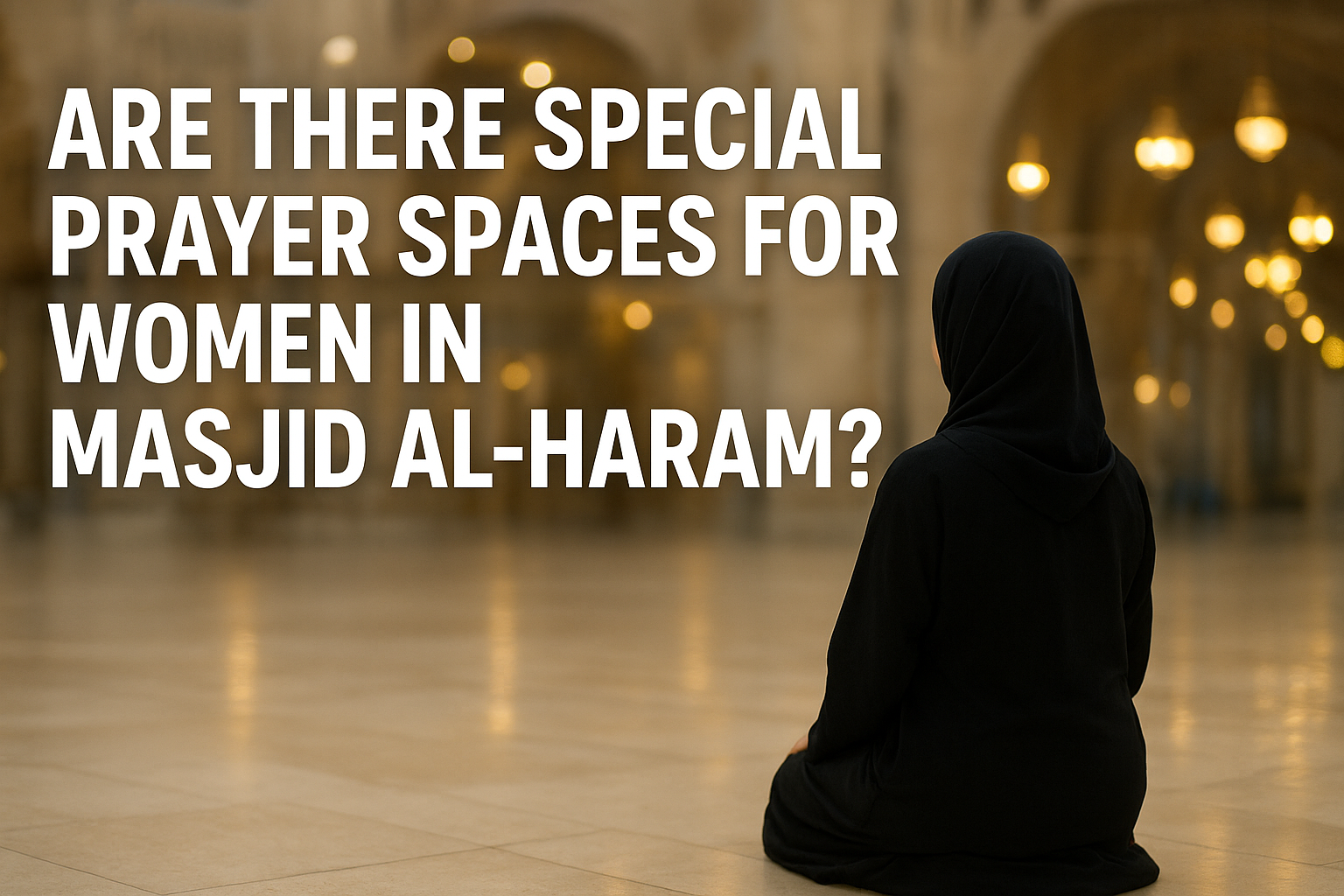 Are There Special Prayer Spaces for Women in Masjid Al-Haram?